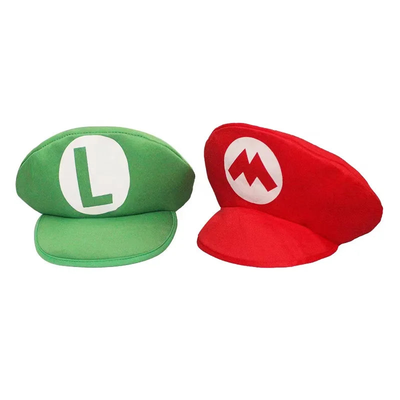 Erwachsene Spiel Super Luigi Bors Cosplay Hüte Lustige Rot Grün Kappe Für Kinder