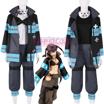 Anime EnnEnn No Cosplay Shouboutai Tamaki Kotatsu Cosplay Kostüm Shinra Kusakabe Takehisa Hinawa Feuerwehrmann Uniformen Anzug