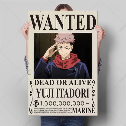 Anime Jujutsu Kaisen Retro Poster Leinwand Malerei Drucke Ryoumen Sukuna Fushigoro Satoru Gojo Yujiitadori Wand Kunst Zimmer Bild