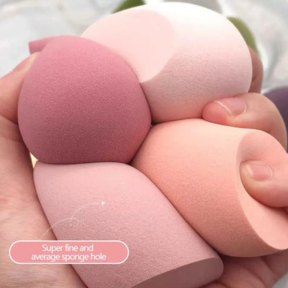 8/4 Pcs Weichen Make-Up Schwamm Trocken Nass Kosmetische Puff Foundation Concealer Highlight Blender Make-Up Schönheit Make-Up-Tool Zubehör