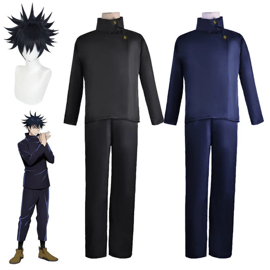 Jujutsu Kaisen Fushiguro Megumi Costume de Cosplay uniforme de jeu d'anime japonais