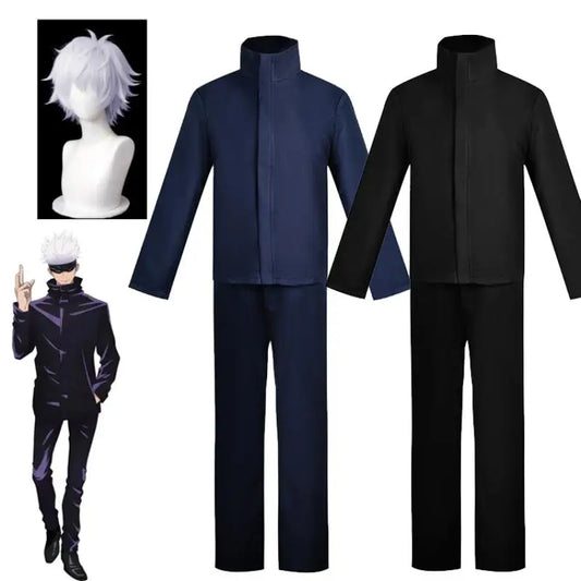 Jujutsu Kaisen Satoru Gojo Cosplay Costume Japanese Anime Game Uniform