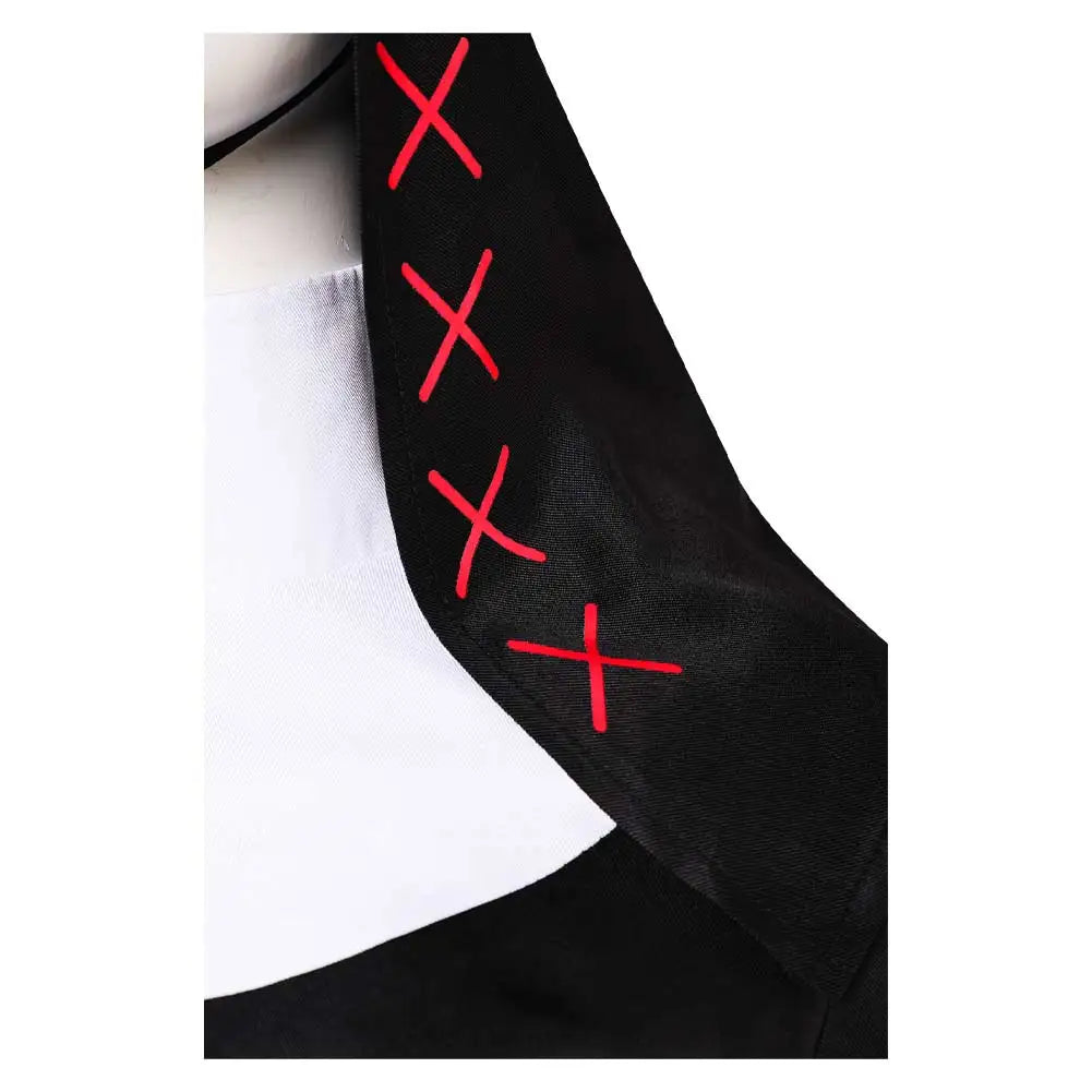 Nun Alastor Cosplay Nun Costume Hazzbin Fantasia Hotel Cosplay Hat Dress Disguise For Female Women Adult Halloween Carnival Suit