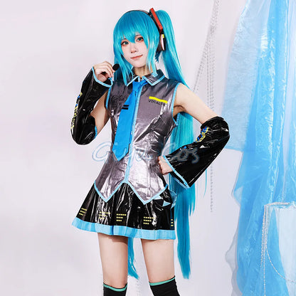 Mikuu Cosplay Kostüm Karneval Uniform Perücke Anime Halloween Kostüme Frauen