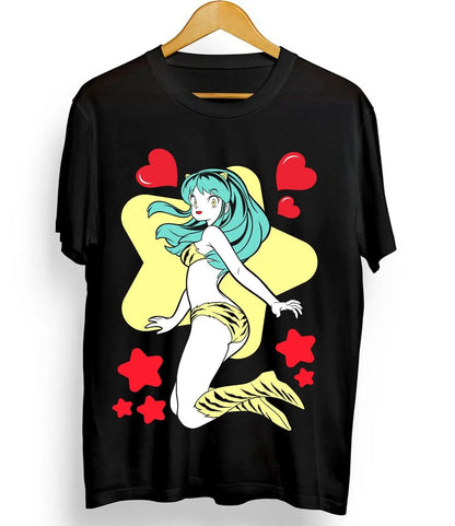 Lum Urusei Yatsura T-Shirt Darling No Baka Girl Kawai Anime Girl Shirt All Size