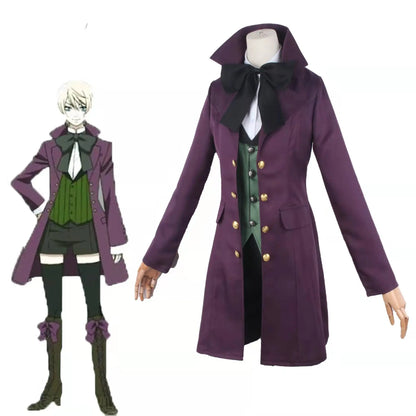 Black Butler Alois Trancy Cosplay Kostüm Japanische Anime Karneval Party Teufel Uniform