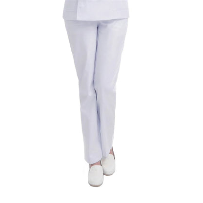 Nurse Cosplay Costume White Pants Side Trousers Pocket Elastic Waistband Lab Pants For Women Suitable For Height 155-185cm