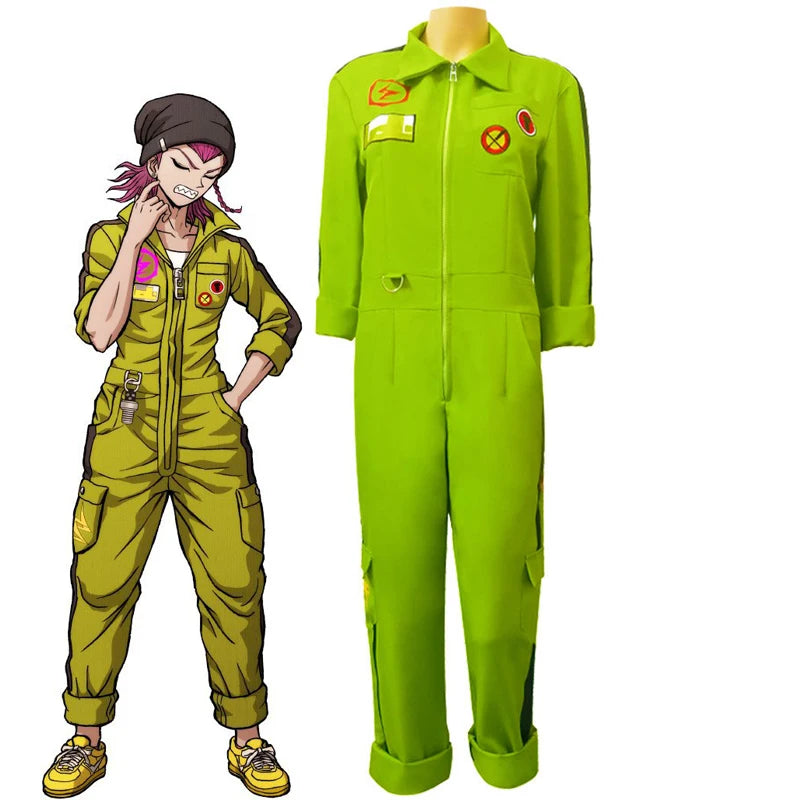 Danganronpa Kazuichi Souda Cosplay Costume Halloween Carnaval Hommes Réparateur Drôle Combinaisons