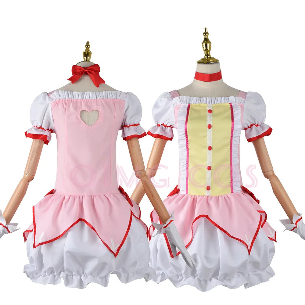 Kaname Madoka Akemi Homura Cosplay Costume Puella Magi Madoka Magica Adult Carnival Uniform Anime Halloween Costumes Women Game