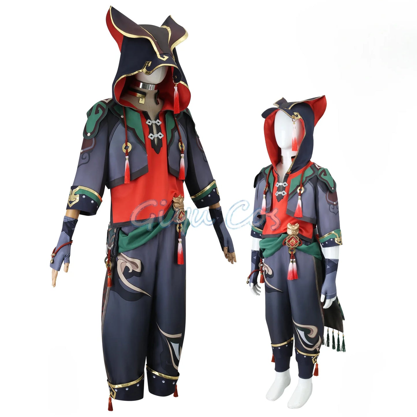 Costume de Cosplay de jeu Genshin Impact uniforme perruque Anime style chinois Halloween costumes jeu