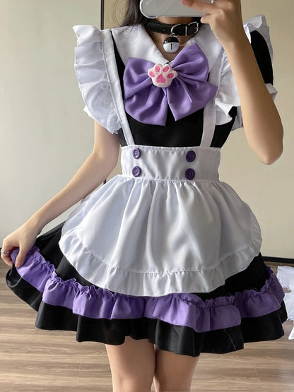 Costumes de Cosplay Lolita Maid à la mode, uniforme d'écolière mignon et doux, vêtements de spectacle d'animation sur scène, chemise coquine et sexy