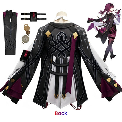 Costume de Cosplay Honkai Star Rail Costume de Cosplay Honkai Kafka Costume de fête Helloween avec perruque Tenue Kafka Uniforme