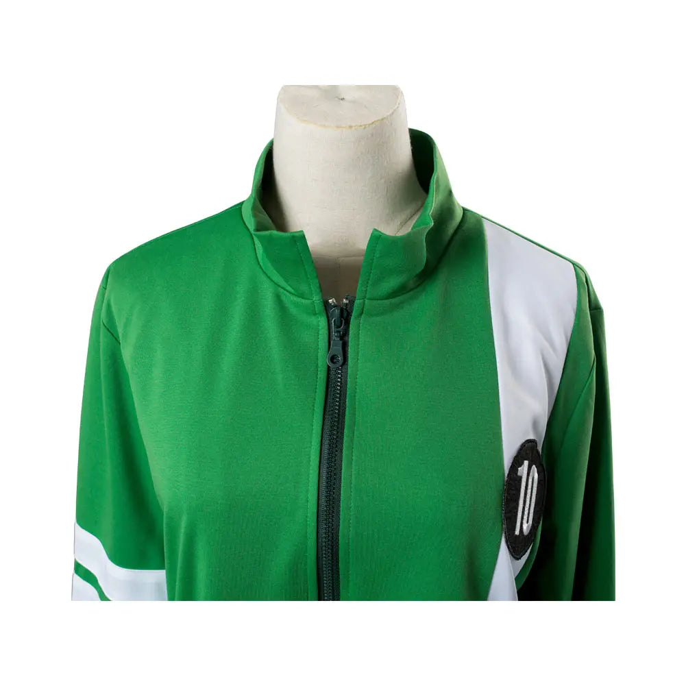 Ben 10 Shirt Cosplay Ben Tennyson 10 Cosplay Fantasia Kostüm Verkleidung für Kinder Jungen Mädchen Jacke Mantel Casual Tops für Erwachsene