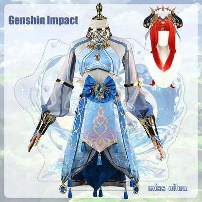 Costume de Cosplay Nilou Genshin Impact Carnaval Uniforme Anime Halloween Costumes Femmes Jeu