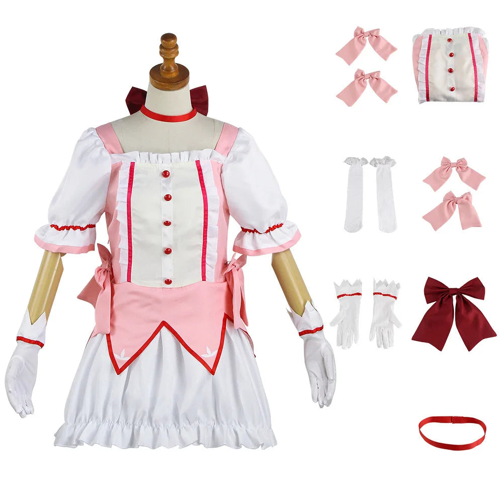 Akemi Homura Cosplay Costume Combat Uniforme Bas Akemi Homura Tenues Kaname Madoka Cosplay Costume Magica Kaname Robe