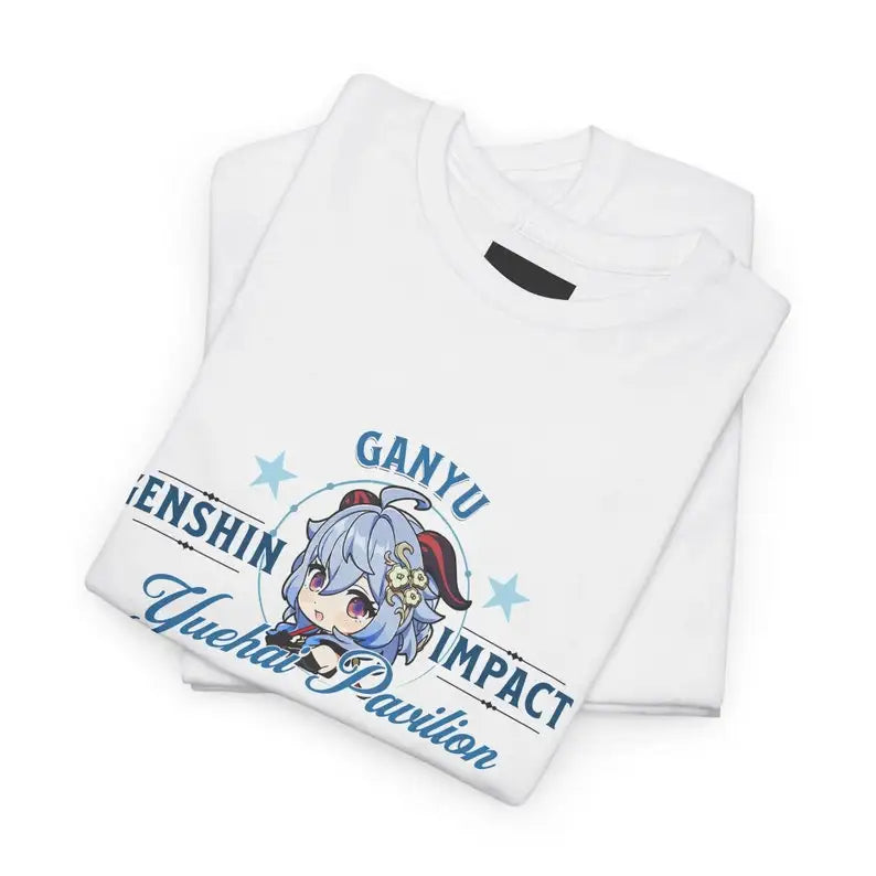 T-shirt Ganyu Genshin Impact : des vêtements de qualité supérieure avec vos personnages préférés ! Parfait pour les joueurs et les fans d'anime !