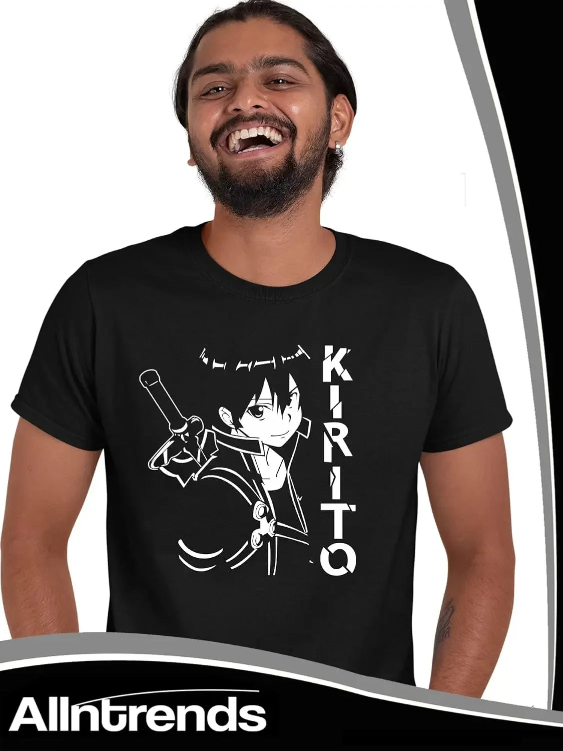 Kirito Shirt Anime Manga Grafik Herren T-Shirt