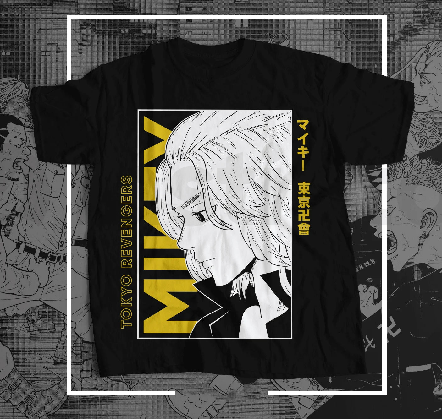 T-shirt pour enfants/hommes/femmes, manga japonais, anime, Tokyo Revengers, Manjiro Sano Gang