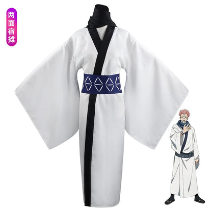 Anime Jujutsu Ryomen Sukuna Cosplay Kostüm Japanischer Kimono Frauen Männer Phantasie Anzug Outfit Halloween Karneval Uniform