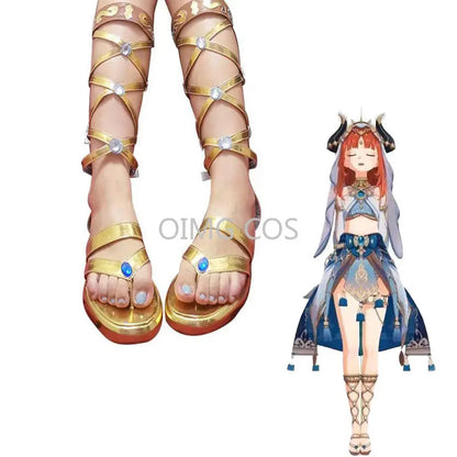 Impact Nilou Cosplay Shoes Anime Chinese Style Halloween for Women Game