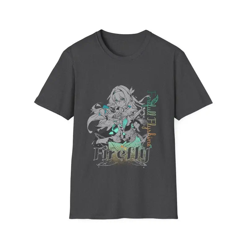 T-shirt esthétique graphique subtil Firefly Honkai Star Rail Manga