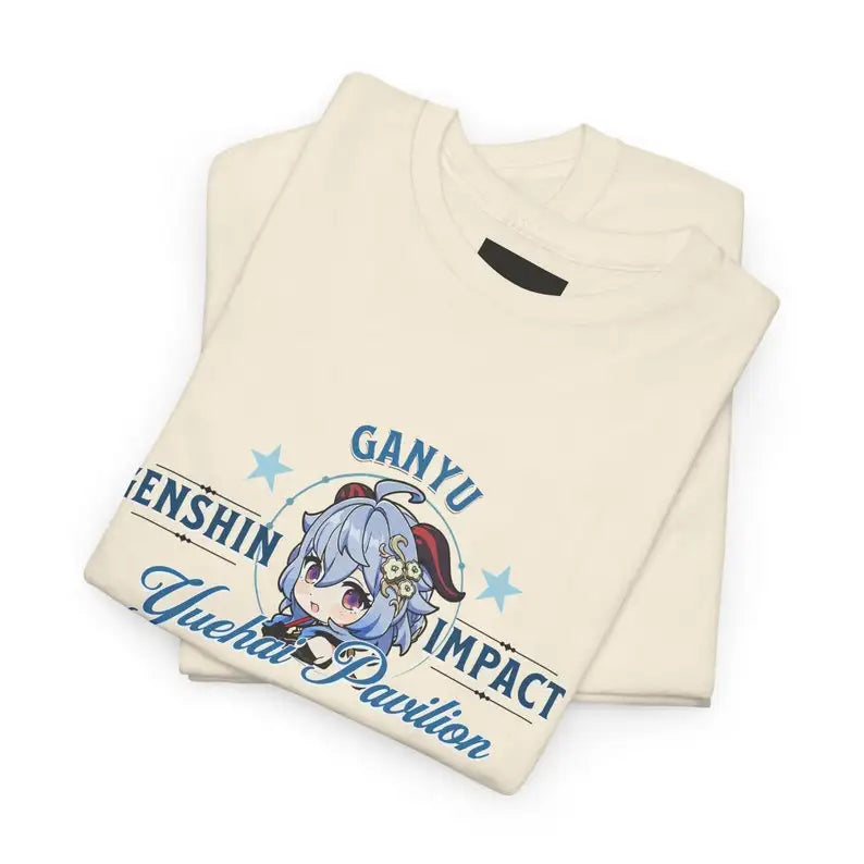 T-shirt Ganyu Genshin Impact : des vêtements de qualité supérieure avec vos personnages préférés ! Parfait pour les joueurs et les fans d'anime !