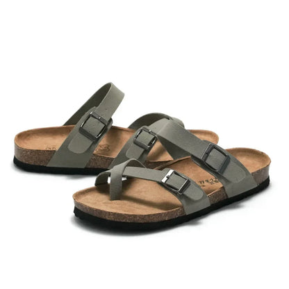 CEVABULE Damen Kork Sandalen Paare Strand Wasser Kiefer Oberbekleidung Damenschuhe KWN