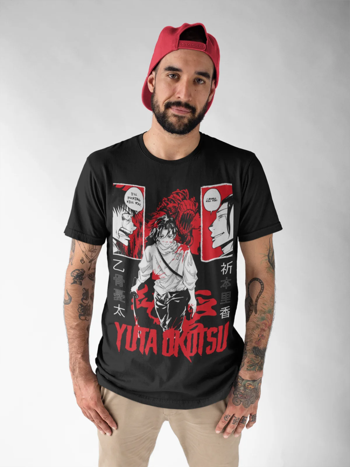 Yuta Okkotsu T-Shirt Jujutsu Kaisen Satoru Gojo Girl horreur Anime chemise toutes tailles