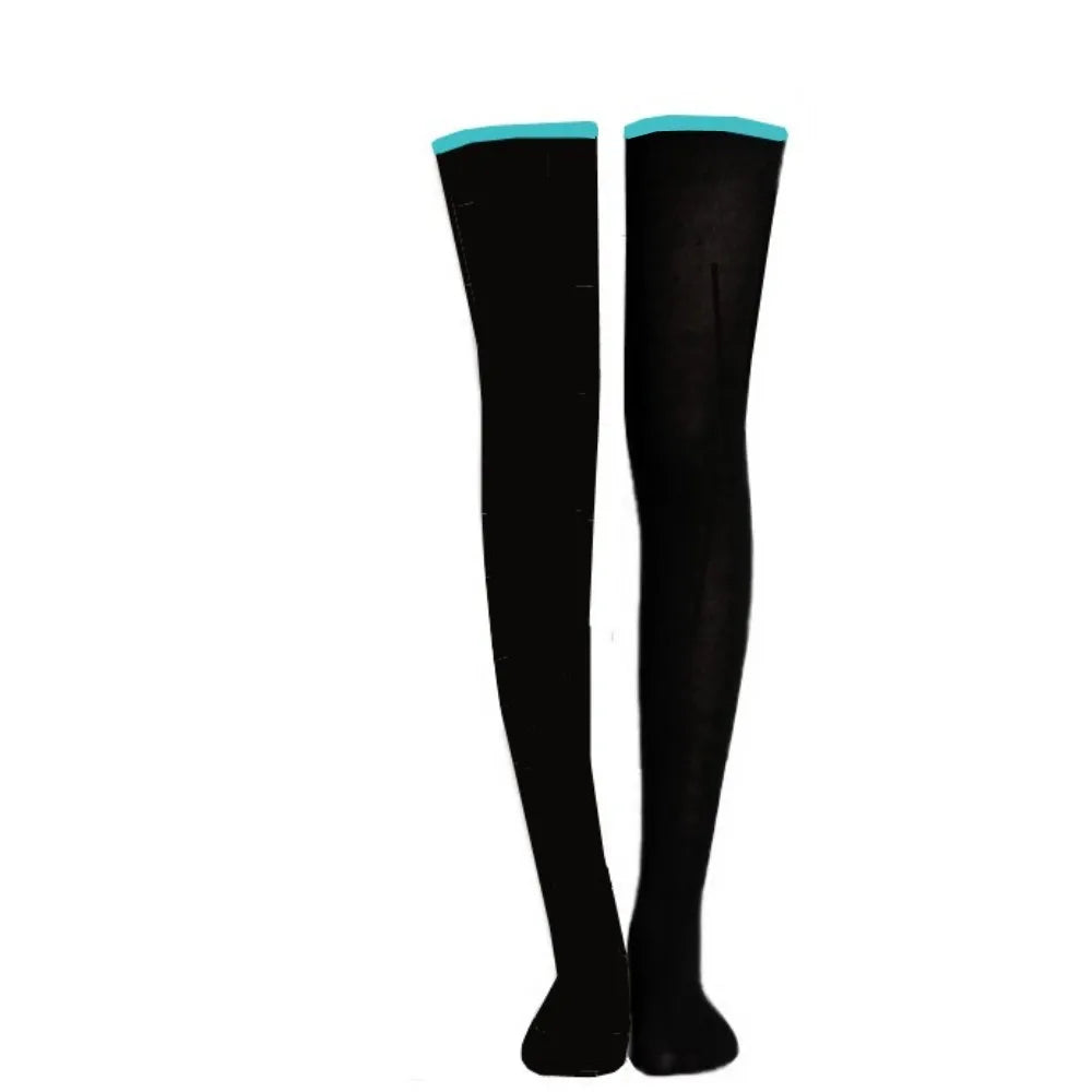 Miku - Japanese Men Women Costume Socks Future Miku Cosplay Outfit for Beginners Female Halloween Outfit Plus Size