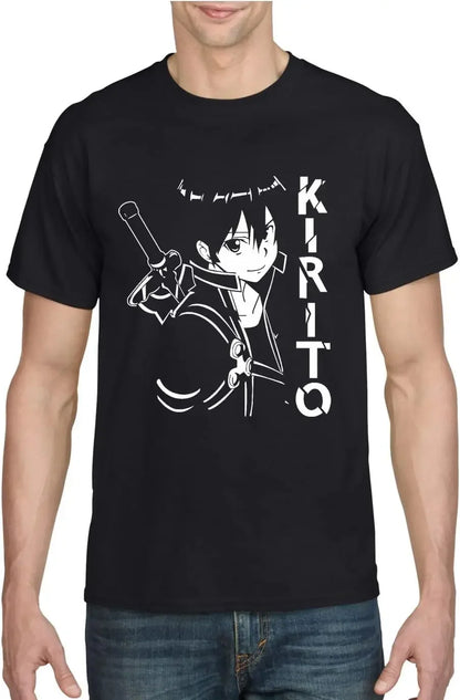 Kirito Shirt Anime Manga Grafik Herren T-Shirt