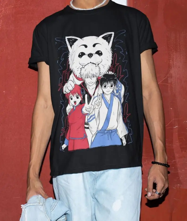 Kintama  Vintage Special Unisex T-shirt,  Graphic Anime Tee, Manga Shirt,