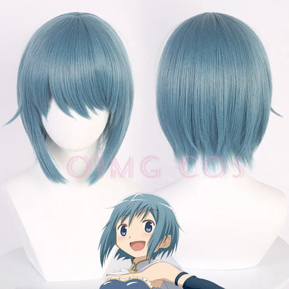 Miki Sayaka Cosplay Costume Puella Magi Madoka Magica Uniform Wig Anime Chinese Style Halloween Costumes Game