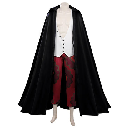 FILM RED Shanks Cosplay Fantasia Costume Adulte Hommes Uniforme Manteau Manteau Pantalon Fantaisie Tenues Halloween Carnaval Costume