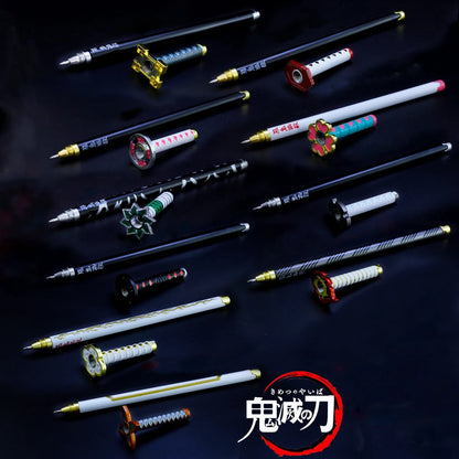 Épées d'anime japonais Gel-stylo Cosplay Armes de ninja Costumes de samouraï Accessoires Cadeaux de Noël Collections de fans