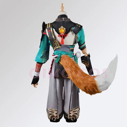 Genshin Impact Gorou Cosplay Costume Uniforme Perruque Anime Halloween Costumes pour Hommes Jeu