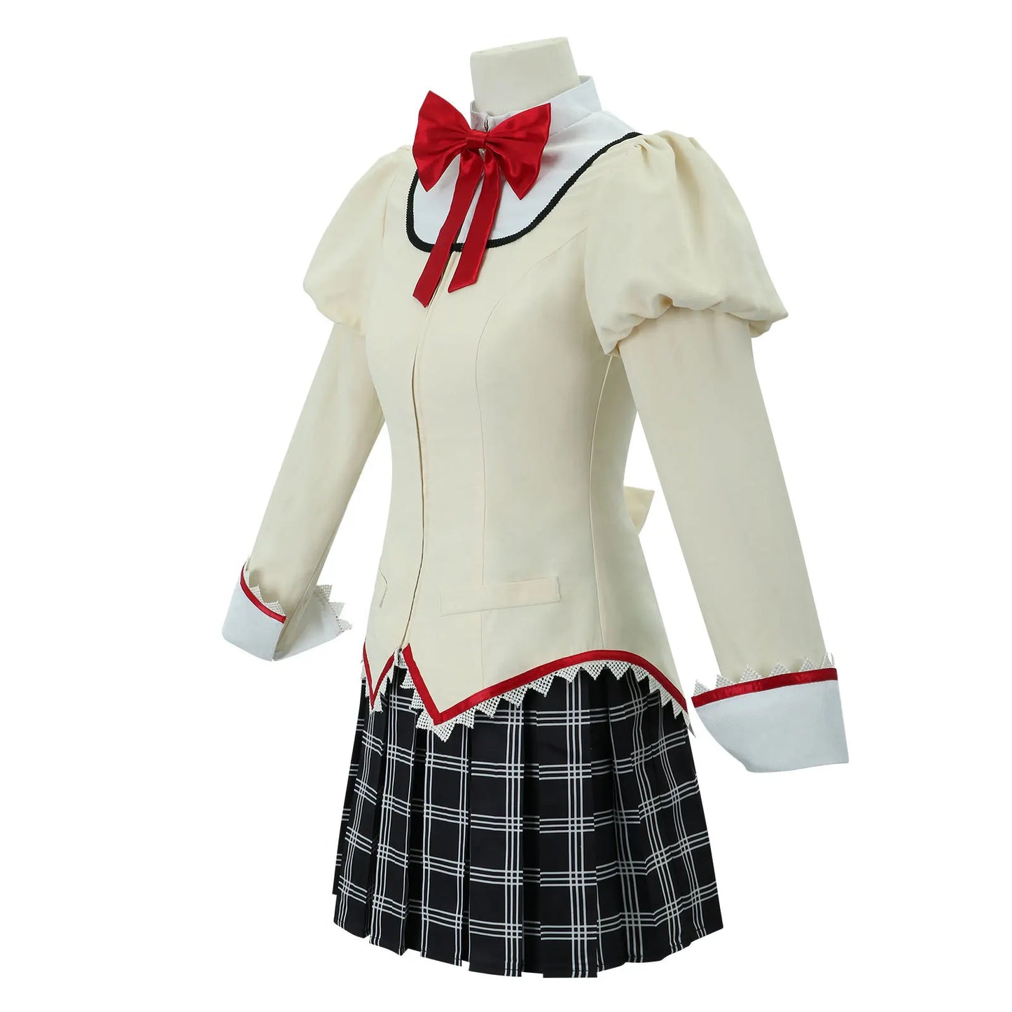 Anime Puella Magi Madoka Magica Miki Sayaka Cosplay Kostüm JK Schuluniform Halloween Schoolgirls' Rock Anzug Outfits