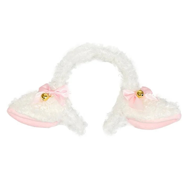 Original design sheep kc Lolita hand-made headband lamb ears animal headdress