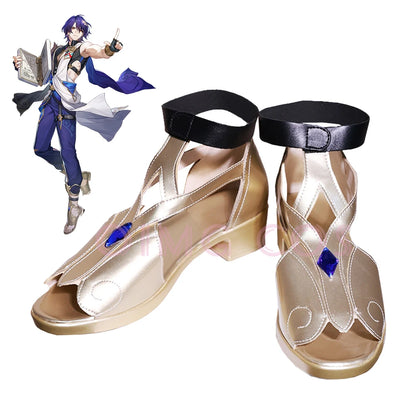 Honkai Star Rail Dr Ratio Cosplay Chaussures Anime Style Chinois Halloween pour hommes Jeu