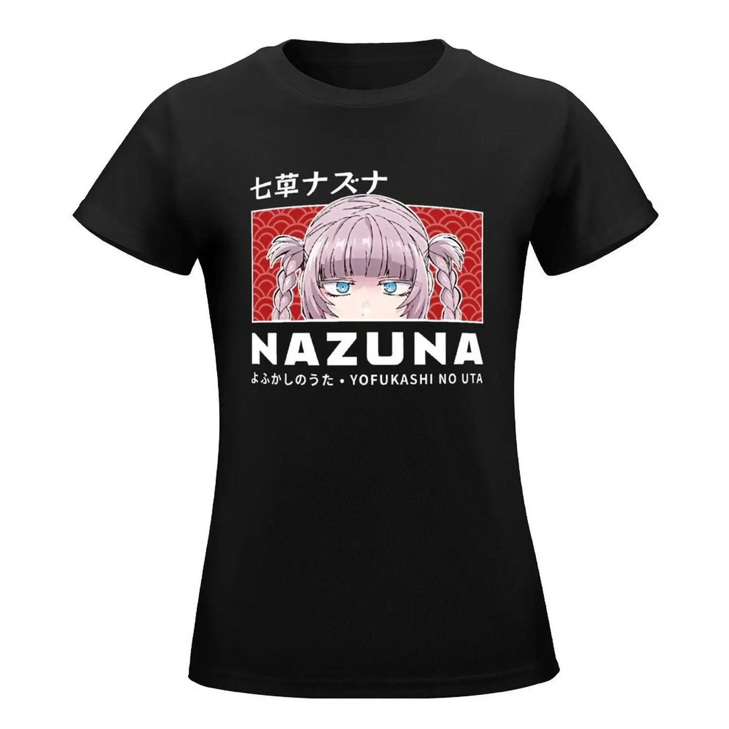 Ruf der Nacht - Nazuna peeker T-Shirt süße Kleidung Dame Kleidung Frauen Kleidung