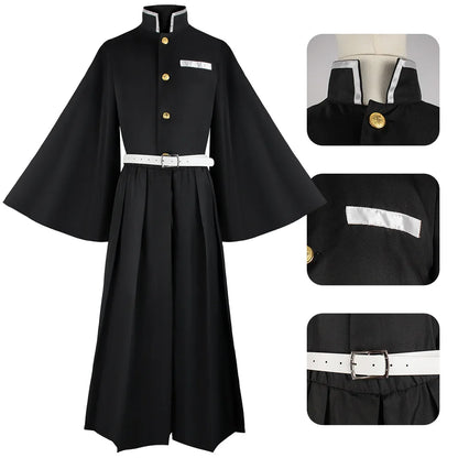 Costume de Cosplay de jeu Muichirou Anime Tokitou Muichirou uniforme Costume d'Halloween femmes hommes adulte haut + jupe + ceinture accessoire de Cosplay