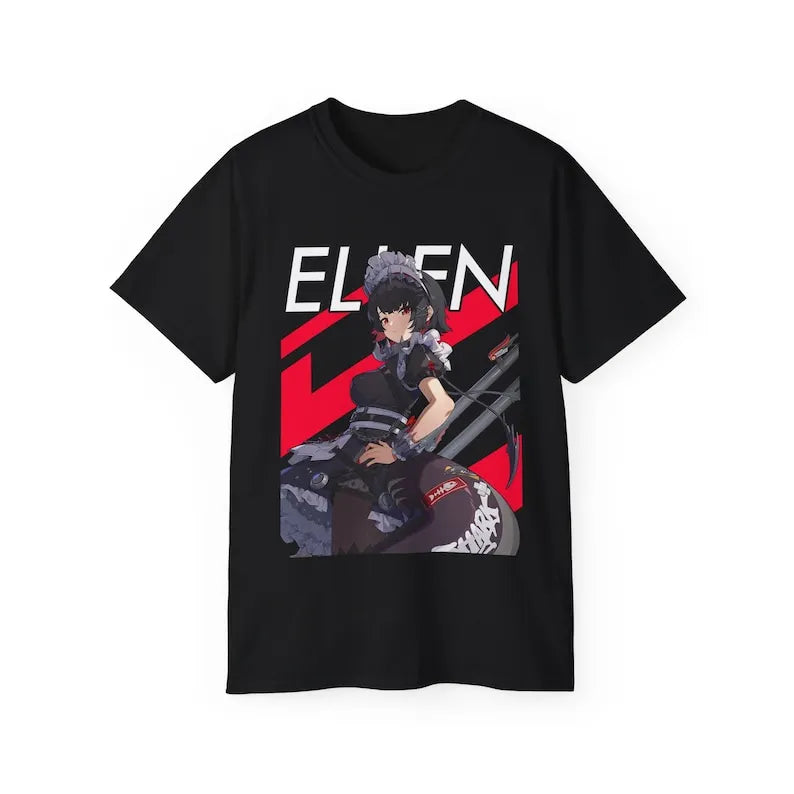 Zenless Zone Zero Ellen Joe Shirt Fan Ellen Waifu T-Shirt Unisex Ultra Cotton T-Shirt