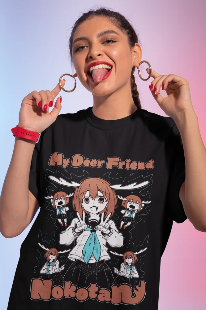 My Deer Friend Nokotan Anime T-shirt My Deer Friend Nokotan Anime Gift Shirt