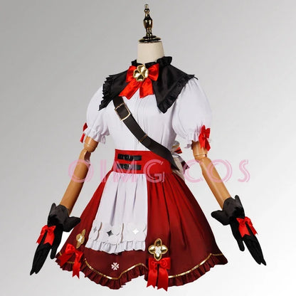 Genshin Impact Klee Cosplay Blossoming Starlight Personnage Tenues Costume Uniforme Tissu Jacquard Costumes d'Halloween pour Femmes