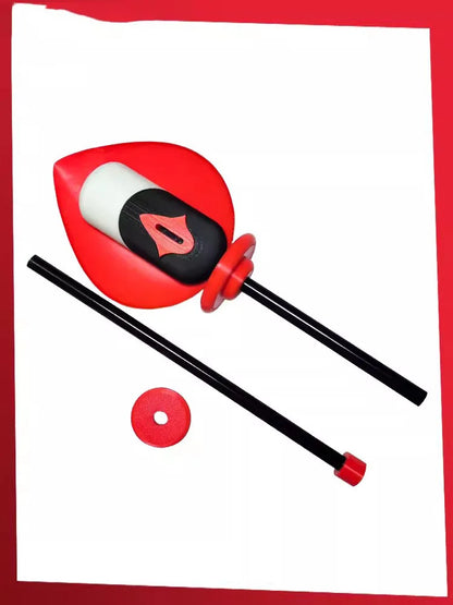 Anime Hazbin Hotel Alastor Cosplay Prop Radio Dämon Rot Wolf Fuchs Ohren Hairhoop Kopfbedeckung Stirnband Für Kostüm Zubehör Waffe