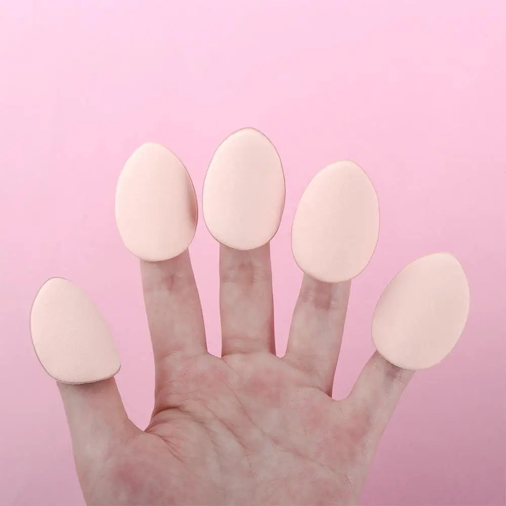 Makeup Puff Tools Finger Shape Mini Size Foundation Cosmetic Puff Highlighter Blender Sponge Puff Thumb Air Cushion Puff