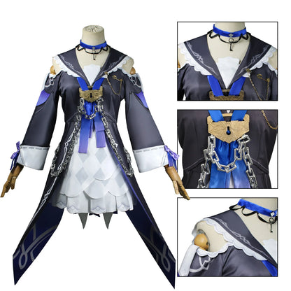 Herta Cosplay Costume Honkai Star Rail Carnaval Uniforme Perruque Anime Halloween Costumes Femmes Jeu