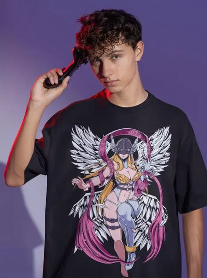 Angemon-T-Shirt, Anime-Digimon-T-Shirt, MagnaAngemon-T-Shirt