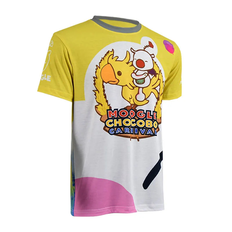 T-shirt FF15 Moogle Chocobo Final Fantasy XV Noctis Lucis Caelum t-shirt chapeau Cosplay Costume Carnaval hommes chemise à manches courtes