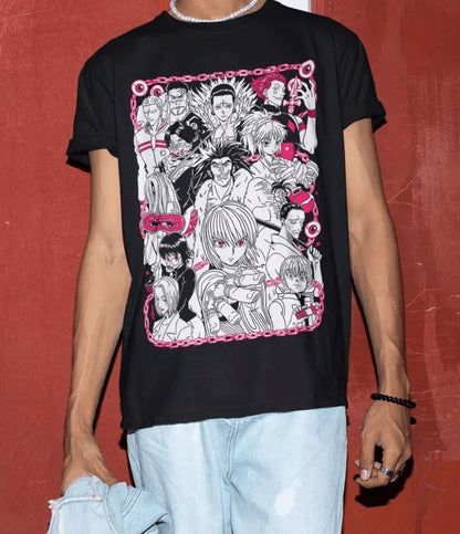 Kurapika T-Shirt Gon Hisoka Hunter Meruem Zoldyck Phantom Troupe Kawai Shirt