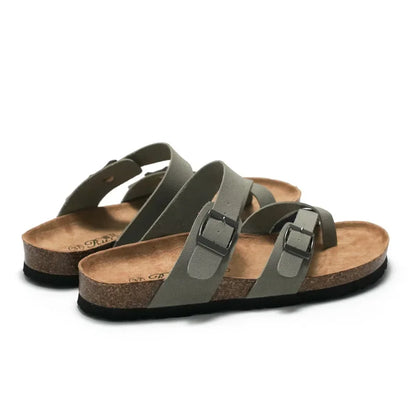 CEVABULE Damen Kork Sandalen Paare Strand Wasser Kiefer Oberbekleidung Damenschuhe KWN